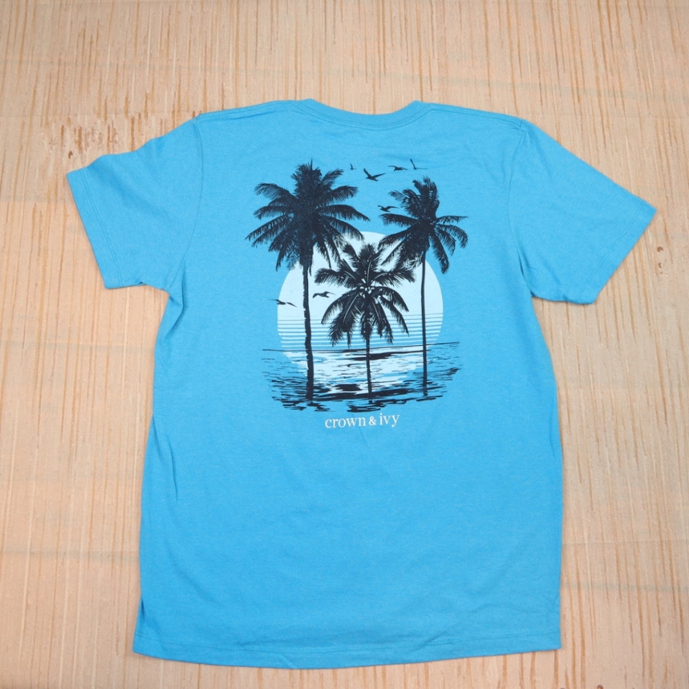 Crown Ivy T Shirt Small Size/ Blue Color/
